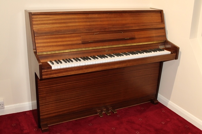 weber upright piano size